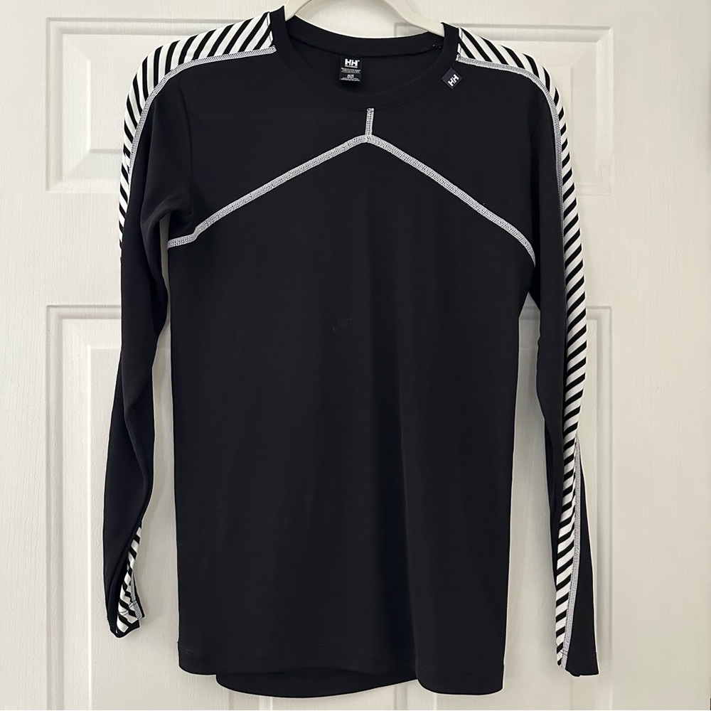 Helly Hansen Womens HH Lifa Crew Baselayer Top Black Medium